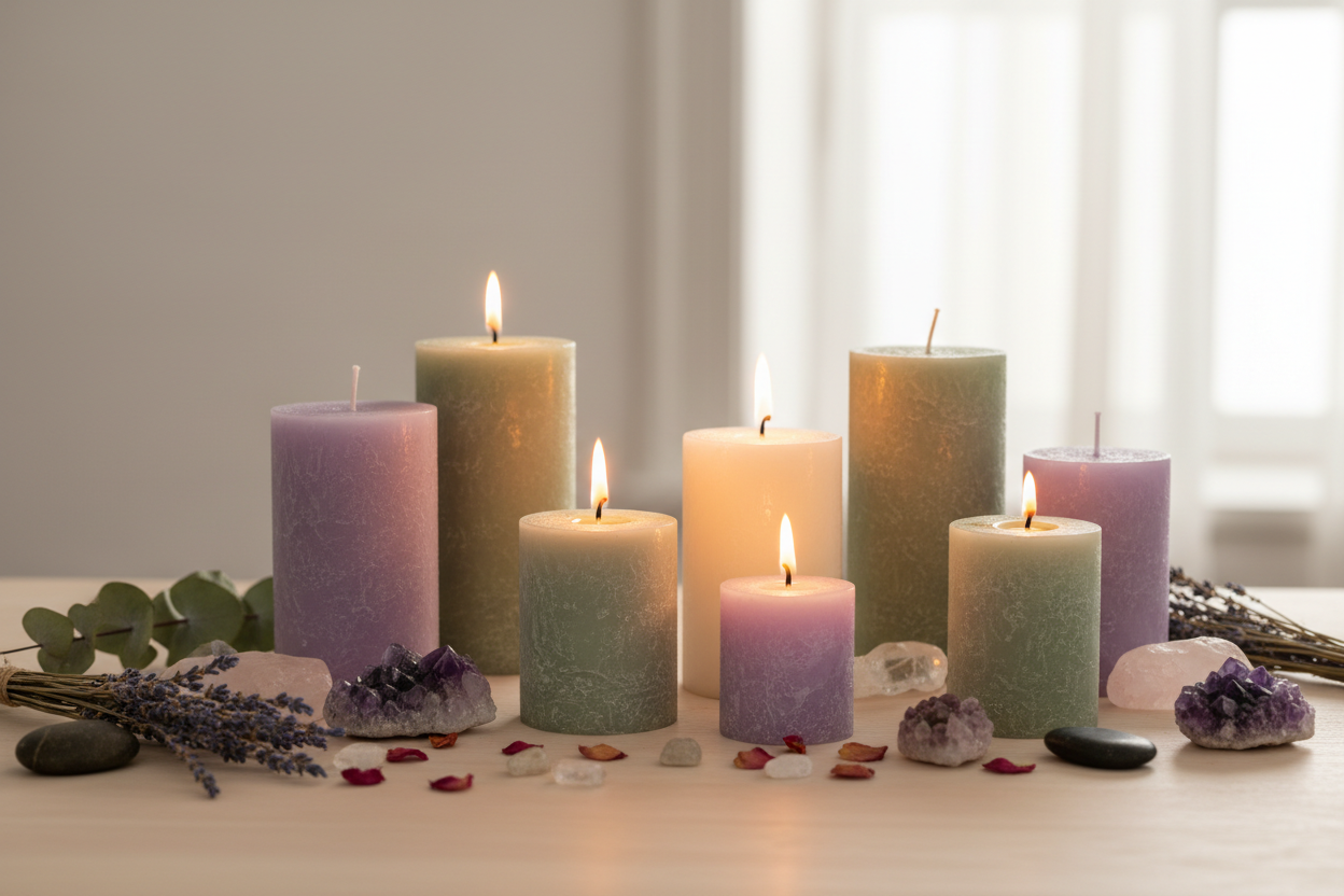 scented candles for healing